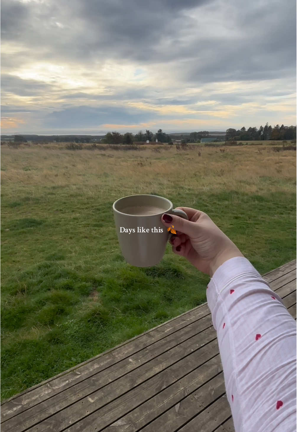 Another one from our beautiful weekend away. Back to reality today. Happy Monday! 🫶🏼🍂🤍🪵✨ #staycation #cosyaesthetic #countryside #wholesome #Scotland 