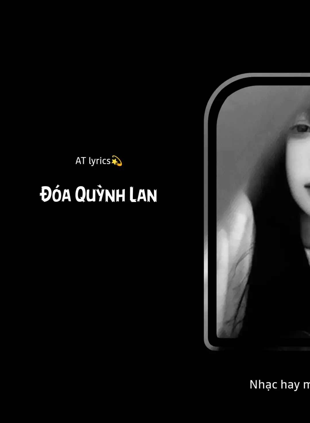 Hồi ức kia chợt tan như phong vân Lòng ta đảo điên Biệt ly tiếng đàn Luyến lưu một nhân duyên Dẫu cho trầm luân Cao xanh đã không an bài Nguyện muôn kiếp Chẳng tương tư hình dung ai Người ta yêu chỉ riêng nàng Đặt câu nghi vấn muộn màng Vì sao bước đi đoạn tình này trái ngang Lòng ta nguyện khắc họa dung nhan Nàng quay gót cánh hoa tàn Mộng tan vỡ Duyên tình xót xa tận tâm can #lyrics #lyricsvideo #lyrics_songs #nhachaymoingay #nhacnaychillphet 