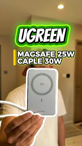 Sạc dự phòng từ tính Ugreen sạc nhanh 25w hít vô điện thoại gọn gàng, thiết kế xinh xắn ai cũng dùng được, đi chơi đi làm rất tiện lợi #TikTokShop #ThanhTapQua #Ugreen #SacDuPhong #ChinhHang