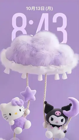 Hello Kitty and Kuromi same-style 3D wallpapers. Get them via the link at the bottom left. #capcut #capcutpioneer #capcutforus #3dwallpaper #ios26  