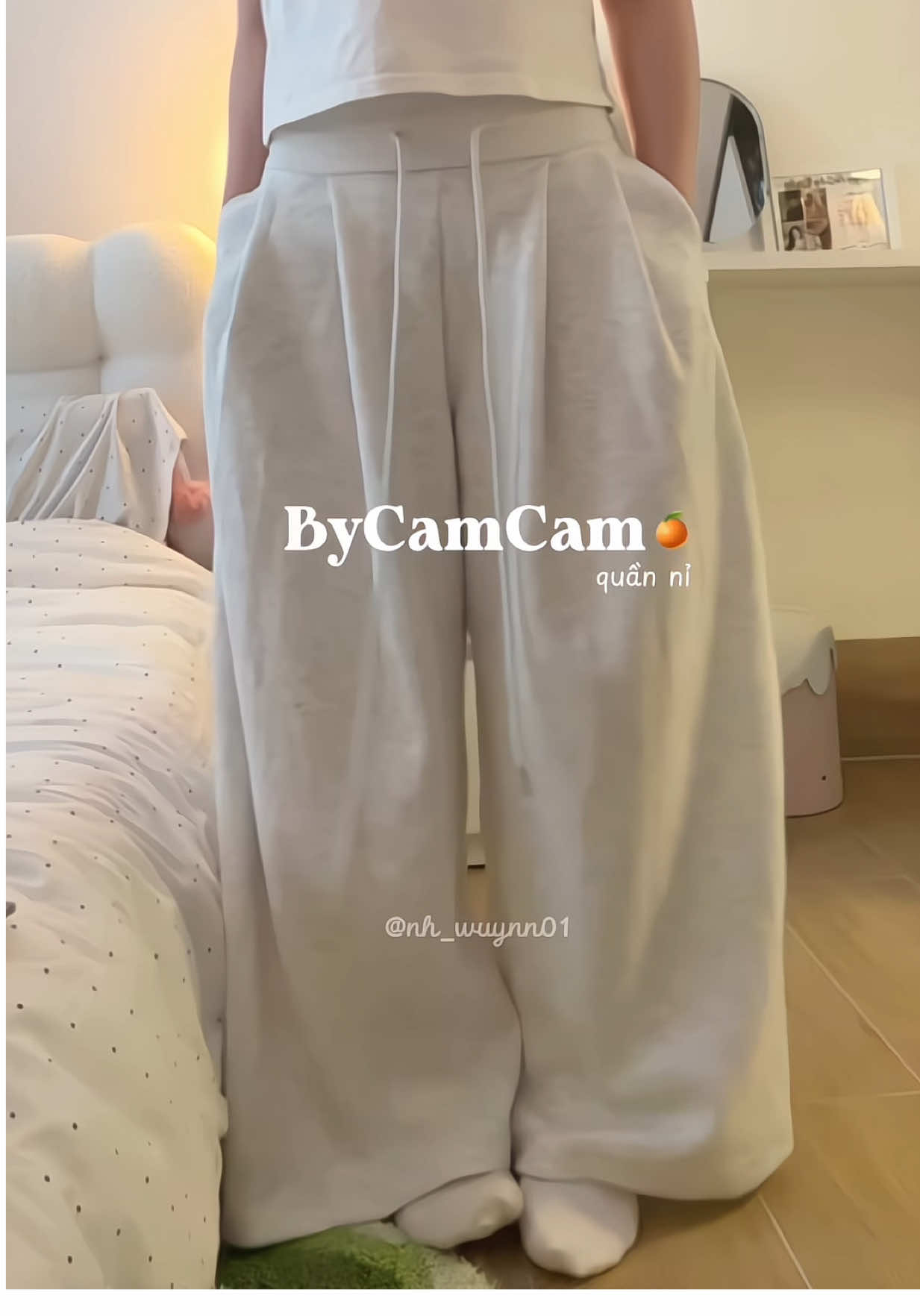 Chiếc quần nỉ iu thích vào mùa đông 🤤 #bycamcam 