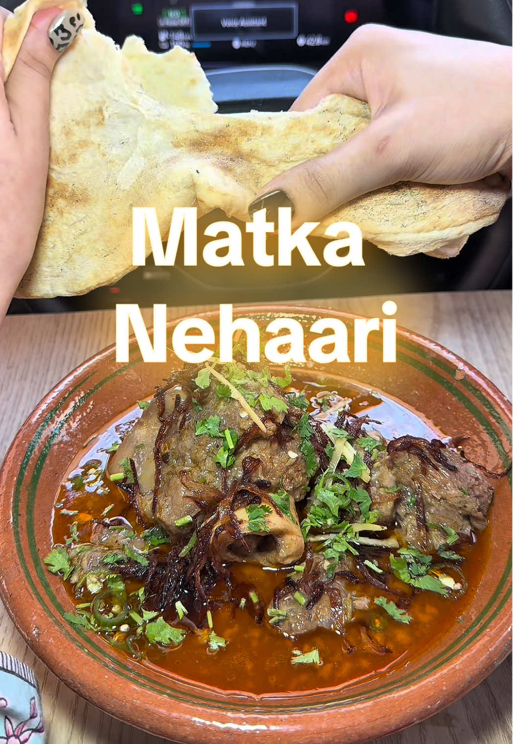 Matka Beef Nehari is a rich, slow-cooked Pakistani stew made with tender beef, spices, and often served with naan bread!! #fyp #foryou #foryoupage #nehari #traditional 