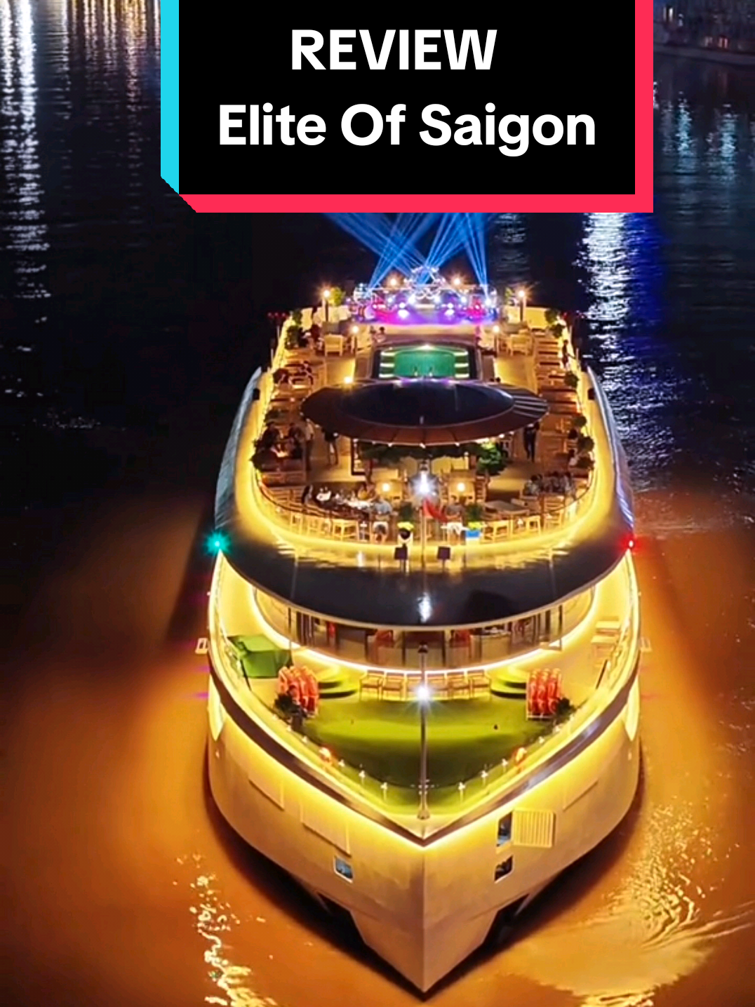 Review Du Thuyền Elite Of SaiGon, siêu du thuyền 5 sao chuẩn Quốc tế,  mới ra mắt trên sông Sài Gòn ngày 10/10/2025 vừa qua. Tàu đón khách tại Cảng Sài Gòn ( số 5, Nguyễn Tất Thành , Quận 4) Khởi hành ăn Buffet mỗi buổi trưa và buổi tối hàng đêm trên sông Sài Gòn. Tư và đặt vé Du thuyền sông Sài Gòn L.H em qua tiểu sử nhé ạ. #datveantoiduthuyensongsaigon #duthuyensongsaigon #reviewduthuyen #eliteofsaigon #saigon 