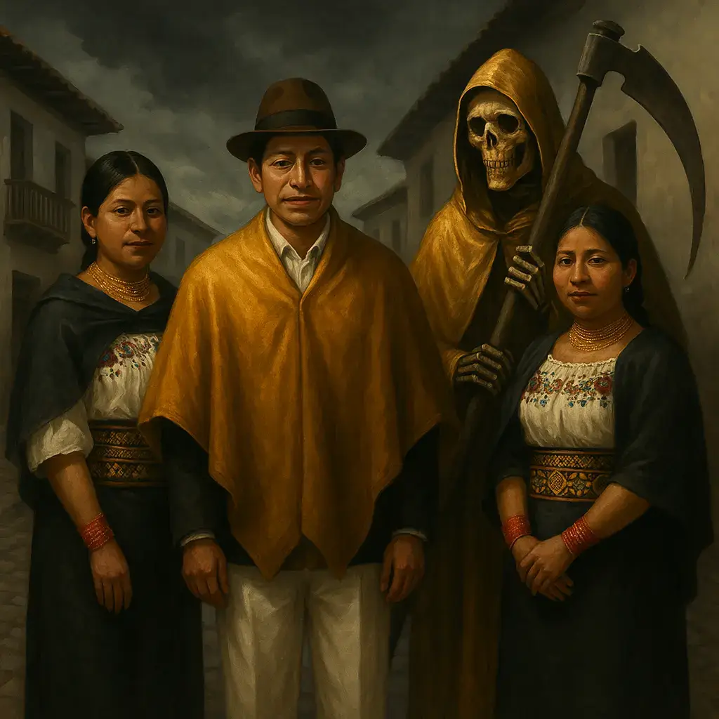 PONCHOS DORADOS: CRIMEN Y CORRUPCIÓN ENTRE TEJIDOS DE LUJO Una investigación de Código Rojo  I. La postal que brilla demasiado Entre flautas que entonan melodías ancestrales y turistas que compran recuerdos, las calles de Otavalo esconden una nueva forma de riqueza. Carros de alta gama recorren los empedrados, las fachadas de adobe se transforman en mansiones de tres pisos, y los negocios florecen como si el oro manara de las montañas. Pero ese brillo tiene una sombra. “Antes el dinero venía del arte, de la cultura, del esfuerzo —cuenta un artesano veterano—. Hoy hay jóvenes que nunca tejieron una bufanda y tienen camionetas que valen más de 100 mil dólares”. El fenómeno tiene nombre entre los lugareños: “Los Ponchos Dorados”. Una élite de nuevos ricos, amparados en la identidad indígena y el discurso de la “revolución cultural”, que parecen haber hallado la fórmula perfecta para transformar dinero sucio en éxito social. II. El pliego de la muerte Durante las recientes protestas, los dirigentes que encabezan los movimientos de la zona presentaron un pliego de peticiones. Sin embargo, algo no encajaba: no exigían combatir la minería ilegal, no pedían acción contra el crimen organizado, y tampoco incluían propuestas para frenar el lavado de activos. Mientras el país entero exigía seguridad y justicia, el documento parecía proteger a quienes operan en las sombras. “Revisamos punto por punto —relata un investigador del equipo Código Rojo—, y no hay una sola mención a la violencia que azota las provincias, ni al narcotráfico. Al contrario, las demandas parecen diseñadas para distraer.” --- III. Detrás del poncho, el crimen Tras semanas de trabajo de campo, la investigación apunta a una posible conexión entre ciertos líderes locales y redes de lavado de activos vinculadas al grupo terrorista Los Lobos. Fuentes reservadas aseguran que uno de sus cabecillas, Esteban Aguilar, se refugia en esta región, protegido bajo un manto de aparente normalidad. Ni siquiera figura entre los más buscados, pero su nombre aparece repetido en conversaciones interceptadas por la inteligencia policial. De confirmarse, su presencia en Otavalo significaría que una de las organizaciones más sangrientas del país habría encontrado refugio entre chalinas y ferias artesanales. --- IV. El disfraz perfecto El lavado de activos tiene nuevas máscaras: Empresas familiares de artesanías, que reportan exportaciones millonarias a países donde nadie ha visto un solo tejido. Tiendas de turismo y gastronomía, que abren con fuertes inversiones sin justificar su capital. Propiedades registradas a nombres de terceros, muchas de ellas en zonas rurales que se revalúan de la noche a la mañana. La cultura, antes símbolo de resistencia, se convierte así en el mejor escudo del crimen organizado. “La gente confía, no sospecha de un poncho ni de una feria. Y ese es el truco”, comenta una fuente policial. --- V. La ruta del dinero El equipo de Código Rojo prepara un análisis comparativo entre: Registros del SRI, Bases de datos de la Superintendencia de Compañías, y catastros municipales. El objetivo: identificar discrepancias entre los ingresos declarados y los bienes adquiridos. En una primera revisión, se detectaron empresas con capitales de $1.000 que manejan transacciones por cientos de miles y personas con ingresos mínimos que poseen autos importados de lujo. Las coincidencias son demasiado precisas para ser casualidad. --- VI. Entre la música y la sangre Mientras una flauta suena en la plaza y los turistas aplauden una danza ancestral, la guitarra llora en la esquina opuesta: no por la tradición, sino por el poder del dinero fácil. Otavalo, tierra de cultura, arte y orgullo indígena, parece atrapada entre dos mundos: uno que teje con hilos de colores, y otro que cose con hilos de sangre. El equipo de Código Rojo  ha iniciado un seguimiento de negocios, registros y movimientos financieros en la zona. La misión es clara: revelar cómo el crimen organizado lava dinero bajo el disfraz de cultura y progreso.