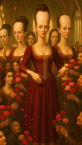 Beauty Standards Were Wild... They Shaved Their Hairlines for Desire 🤯✨ #History #MiddleAges