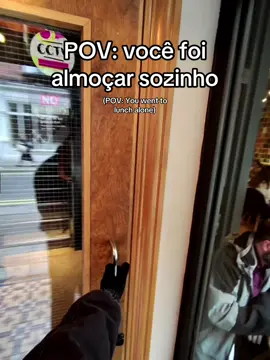Esse foi um domingo que fui almoçar sozinho 🙂#raybanmeta #pov 