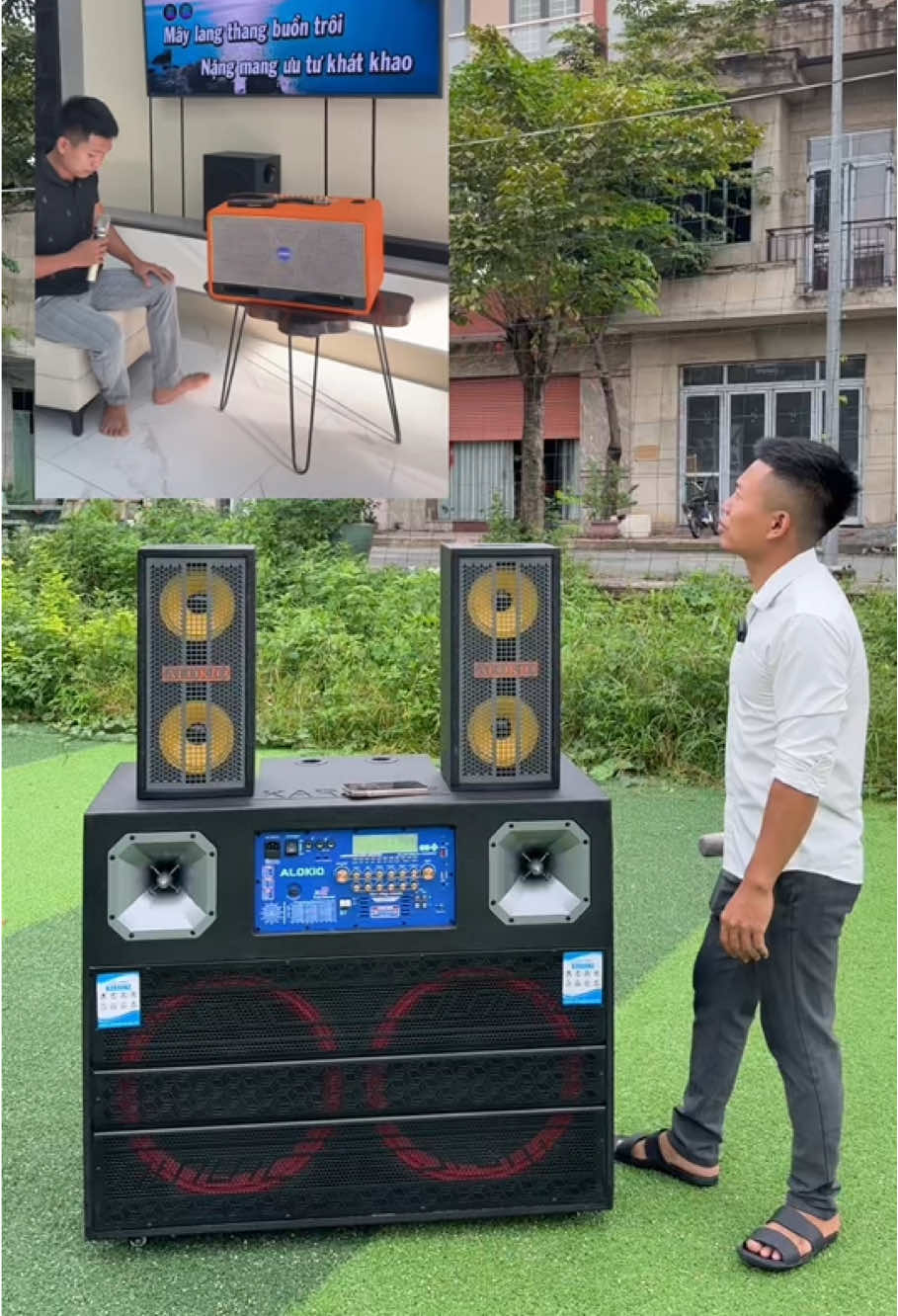 Vùng Trời Bình Yên hát trên siêu phẩm 5 tấc đôi Alokio V32 sẽ thế nào. #loakeogiare #loakeoalokio #loakeo5tacdoi #loakeokeo #vungtroibinhyen 