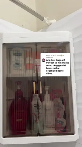Replying to @MISS.evhie👱🏻‍♀️ sa true mima ko 🥰 #bathroomcabinet #bathroomorganizer #fyp 