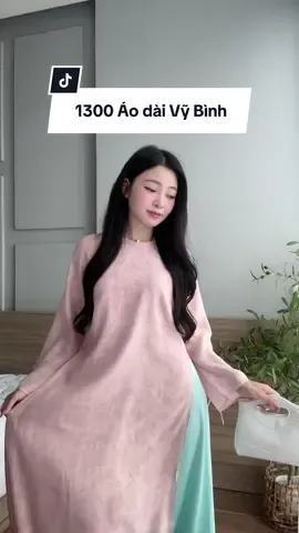 Áo dài voan tơ hoa chìm Vỹ Bình @CAYLEO DESIGN #reviewquanao #goclamdep #aodaivietnam #aodai #aodaitet 