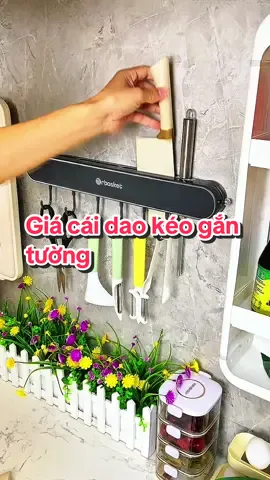 Giá cái dao kéo nhà bếp gắn tường cao cấp, hút chân không không cần khoan đục tường #giacaidao #giacaidaokeo #giacaidaodanang #giadedao #giacaidaogantuong 