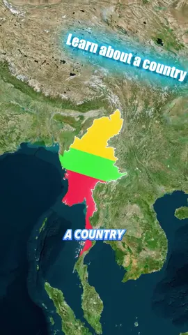 Learn about a country every day,Myanmar #geography 