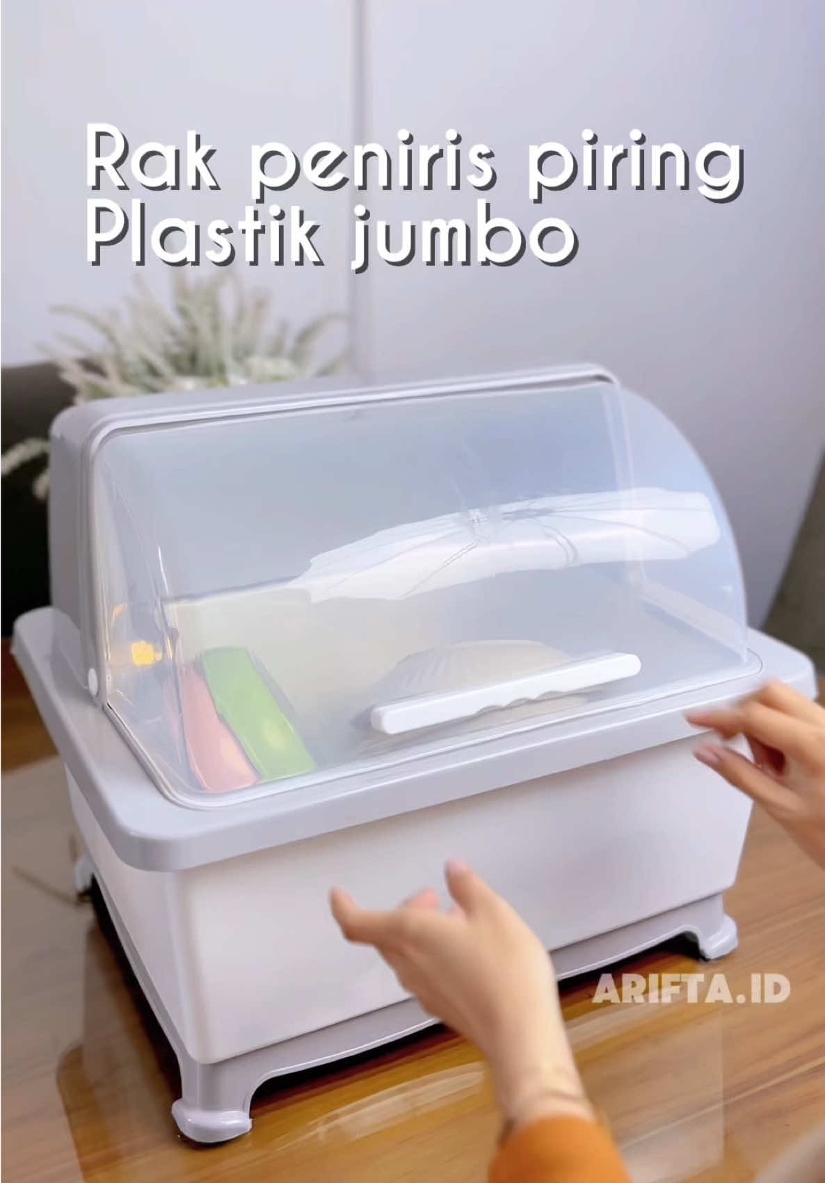 Rak peniris piring plastik ukuran jumbo cocok untuk diletakkan disebelah wastafel😍 #rakpenirispiring #rakpenirispiring #rakpiring #penirispiring 