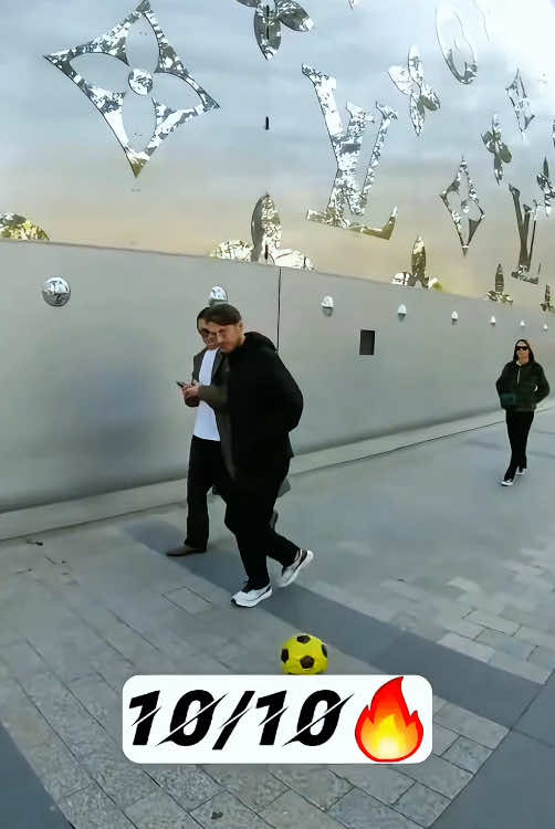 Fun street football challenge #footballtiktok #football #street #fyp #usa 