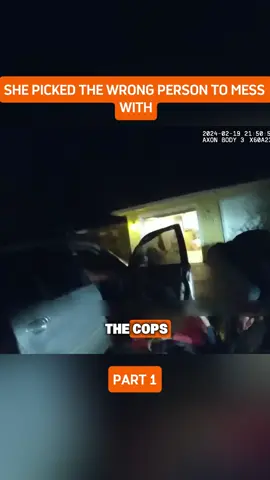 She Picked the Wrong Person to Mess With #cops #police #copsoftiktok #bodycam #foryoupage 