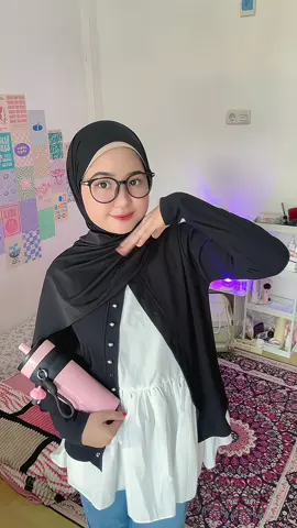 dress over jeans se lucu ini #dressoverjeans #innerbalon #cardigan #rekomendasioutfit 