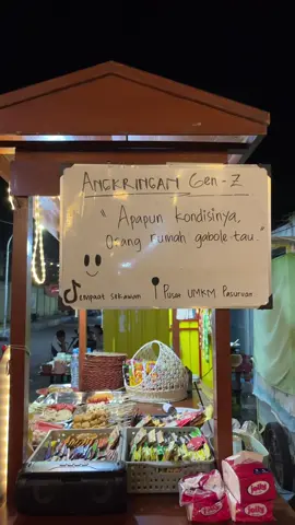 📍Pusat UMKM Pasuruan, utaranya sandang ayu plaza rekesan,tamanan (jalan tembusan) depan WOM #pasuruan #angkringangenz #fyp 