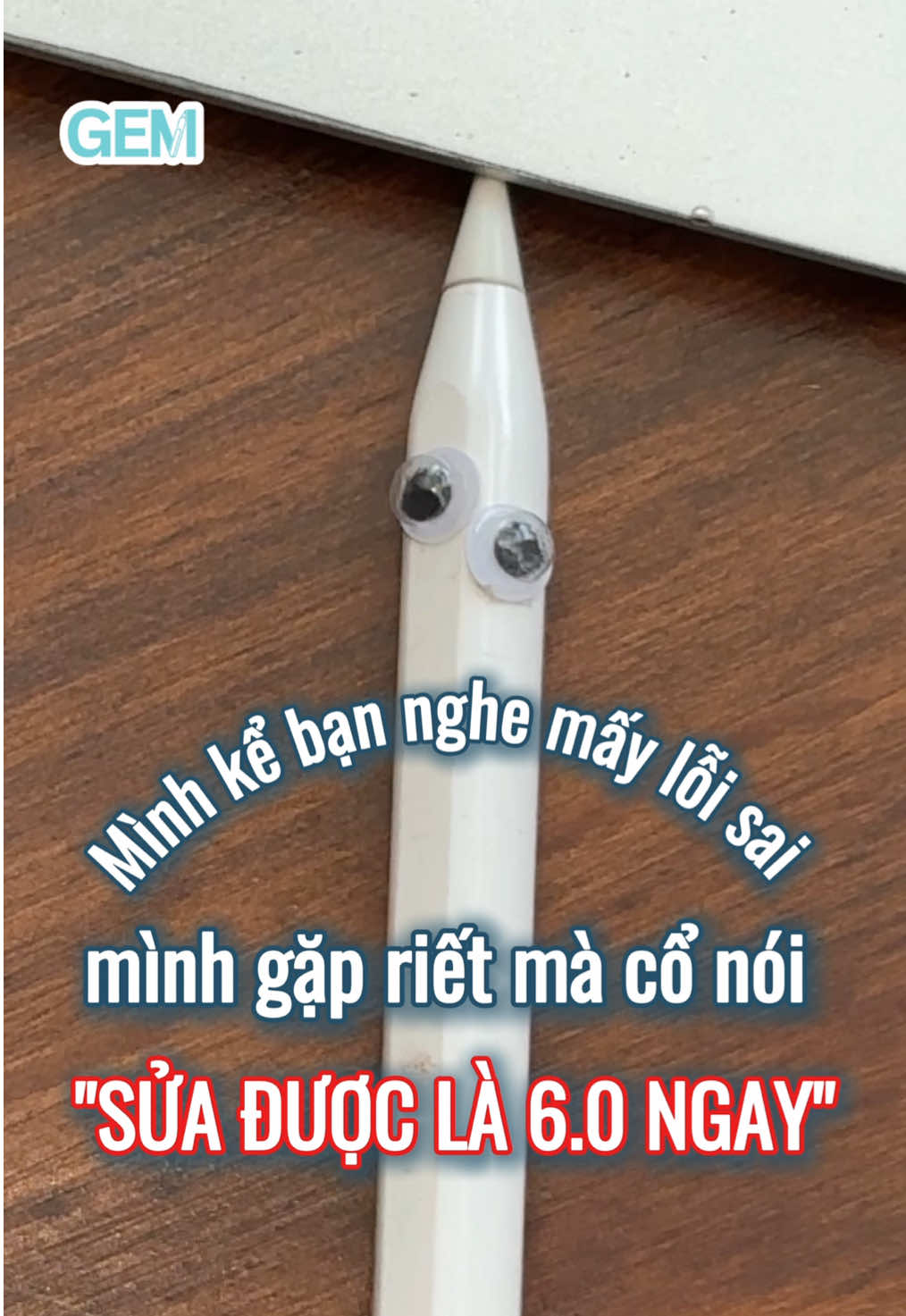 Viết Writing Task 1 sai không đáng sợ đâu - Không sửa mới đáng lo á! Xem video để hiểu rõ hơn điều GEM nói nha… _______________  Giáo viên nhà GEM thường chấm Writing như vầy nè:  ✨ Chấm chi tiết – góp ý cụ thể từng lỗi (ngữ pháp, từ vựng, cách mô tả số liệu, sự mạch lạc...).  ✨ Giúp bạn hiểu rõ mình đang “mắc” ở đâu và biết cách sửa đúng chỗ.  📩 Xem comment để nhận quà FREE từ GEM nha! #gem #gemeducation #ieltswriting #writingtask1 