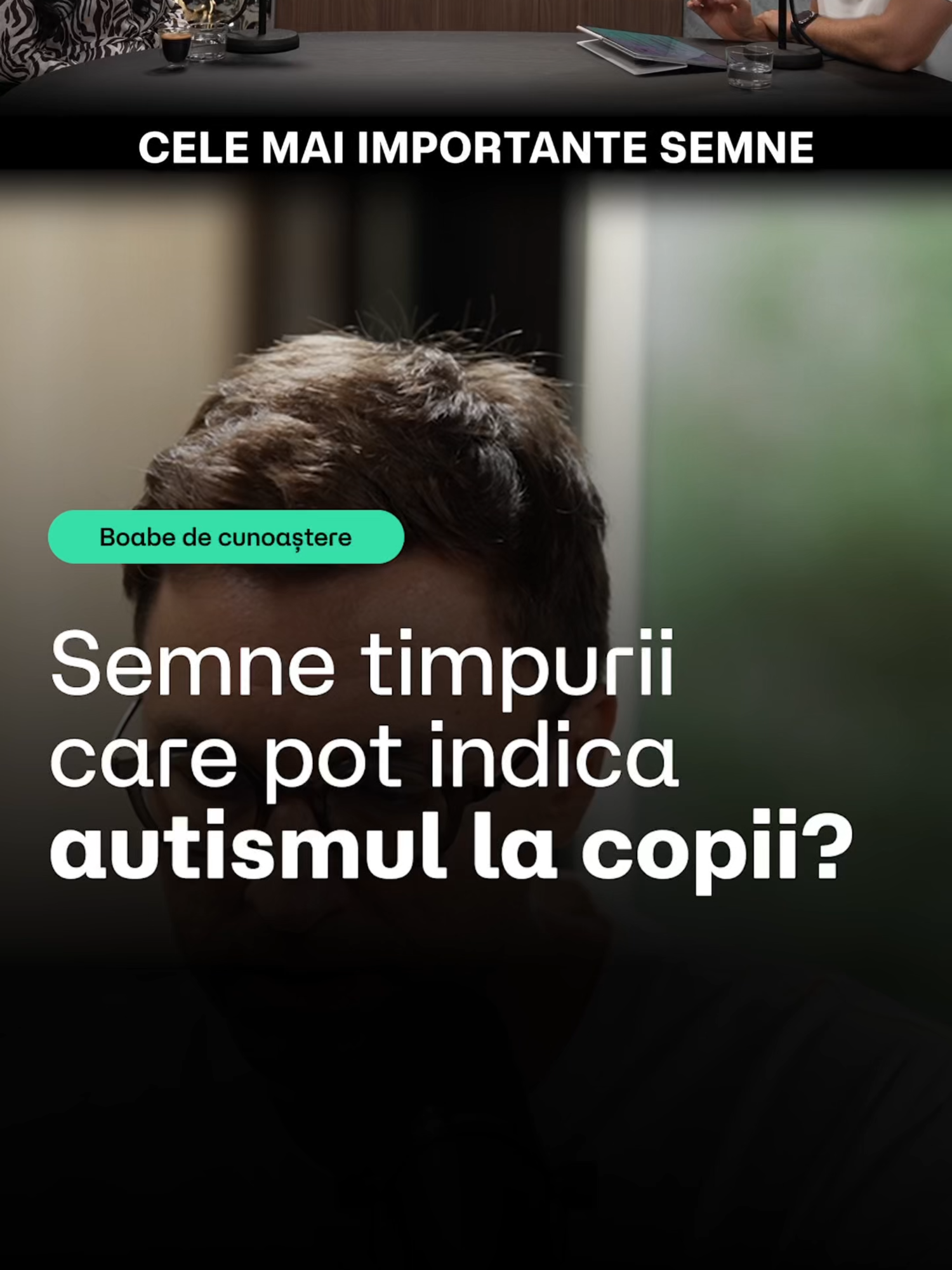 Părinții pot observa primele semne care indica eventuale probleme de dezvoltare a copilului, încă din primii ani. Iată la ce ar trebui sa fie atenți. Tu știai asta? 👶👨🏼‍⚕️ Vezi podcastul integral #BoabeDeCunoastere - Autismul – ghid complet pentru părinți, cu Daniela Bololoi, pe canalul meu de YouTube.