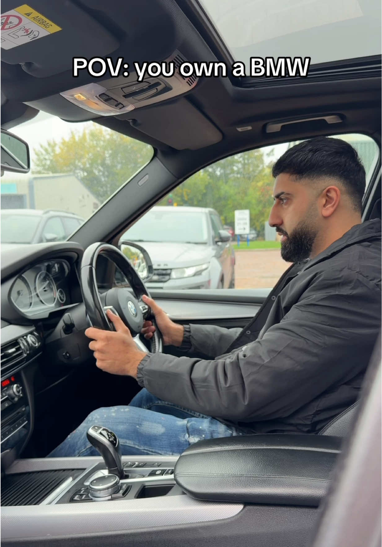 I don’t think he needs that 🤔  What is that light for? #BCC #bmw #bmwdriver #cardealership 