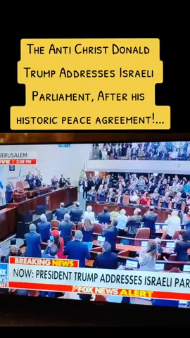 The Anti Christ Donald Trump addresses the Israeli Parliament after signing his Historic Peace agreement! This peace deal is gonna lead directly to the strengthening of the Abraham Accords peace covenant with many nations and begins the fulfillment of Daniel 9:27 and also marks the start of the 7 year tribulation period biblical prophecy is unfolding right before our very own eyes!... #ComeToJesus #BelieveTheGospel #JesusIsGod #JesusIsLord #JesusIsComingSoon 