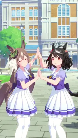 Still the couple Kitasan & Dia.          #umamusumeprettyderby #umamusume #Kitasanblack #satonodiamond #Couple 