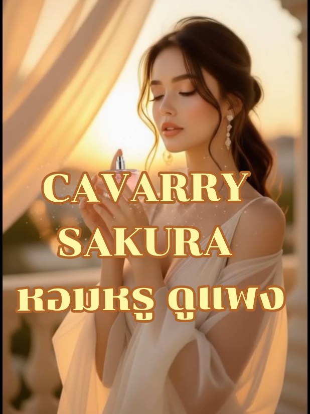 #creatorsearchinsights หอมละมุนเหมือนกลีบดอกซากุระแรกแย้ม 🍃 ฟีลคุณหนูอบอุ่นแต่มีเสน่ห์สุดๆ ✨ CAVARRY SAKURA — หยดเดียวก็หรู 💖 #SakuraVibes #CAVARRY  #krataiperfume #รีวิวน้ําหอม 