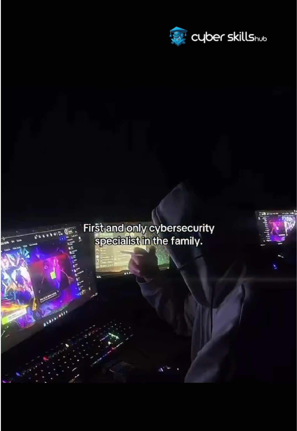 POV: You're the first cybersecurity specialist in the family. Your new job title: Official Family Tech Support & Wi-Fi Fixer. 💀😂 #CyberSecurity #techtok #coding             