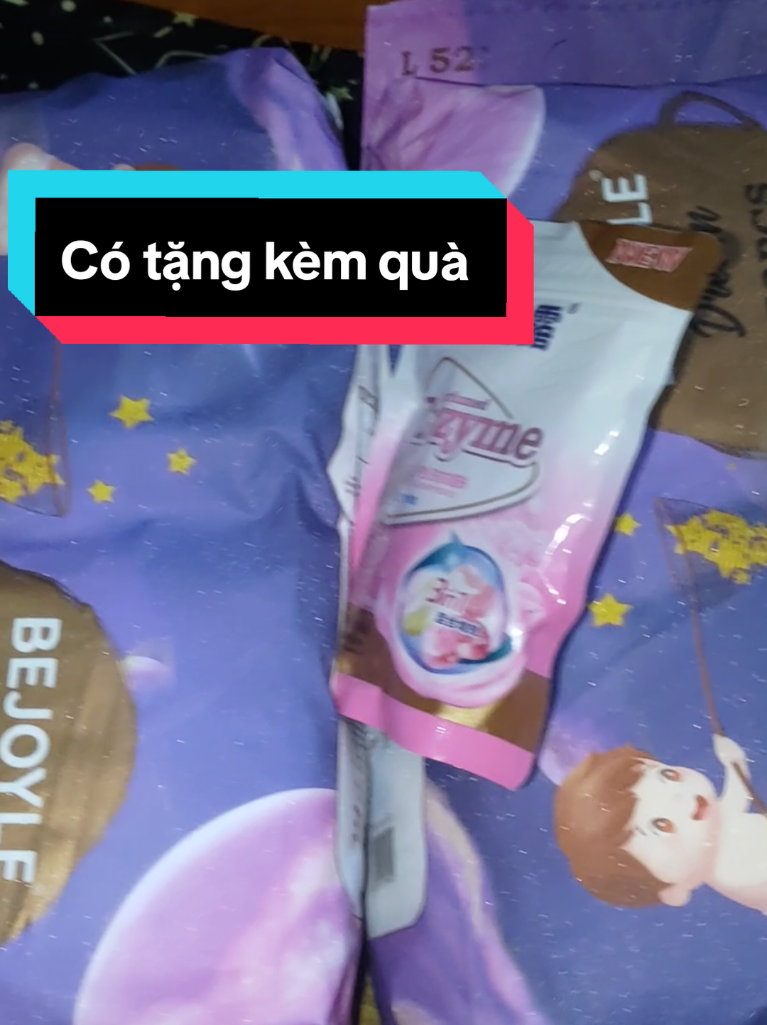 Có tặng kèm quà cho các mẹ luôn nè #bỉm #bỉmsữa #bimbejoyle #bim100mieng #mevabe 