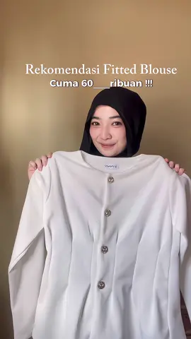 Sejauh ini, ini sih blouse fit body terbaik yang aku beli di bulan ini #fyp #blousewanita #atasanwanita #fittedblouse #blousecantik 