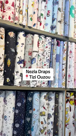 Un large choix de draps 100 % coton vous attend. Soyez les bienvenus !#tiziouzou #tissus #drapscoton #literie #nezla 