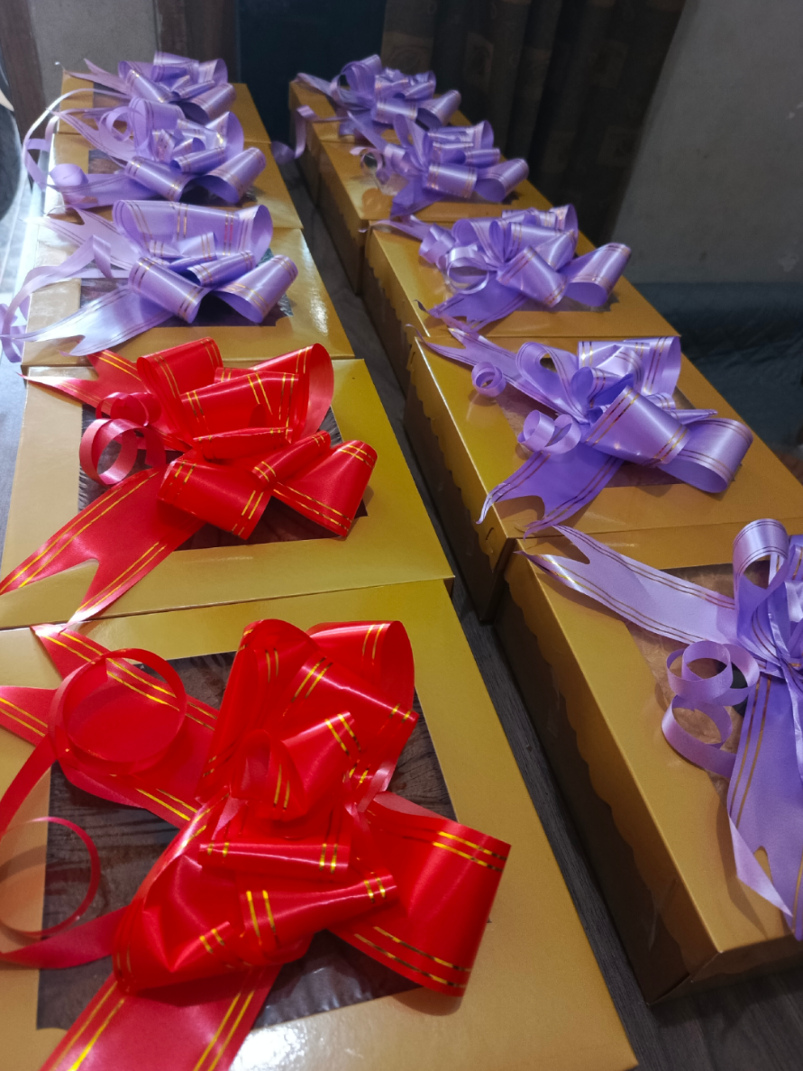 pita tarik pita serut untuk hiasan pita hantaran #pitahantaran #pitatarik #pitaserut