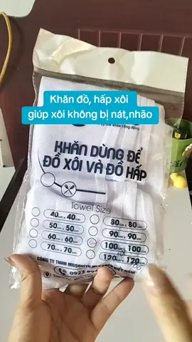 Bí quyết để có đĩa xôi ngon là nhờ em khăn vải đồ xôi zozo này.Xôi không bị đọng nước,nhão,dính,dễ vệ sinh.Dùng hấp đồ ăn rất tiện.#xoingon #giadungtienich #doxoi #khanvaidoxoi #khandoxoi @Ngan Khanh shopping @Ngan Khanh shopping @Ngan Khanh shopping 