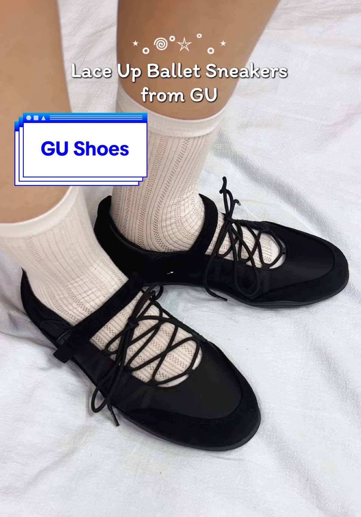 Một đôi giày xinh iu 🖤🩰#sharedoxinh #shoes #balletsneakers #gu #giày 