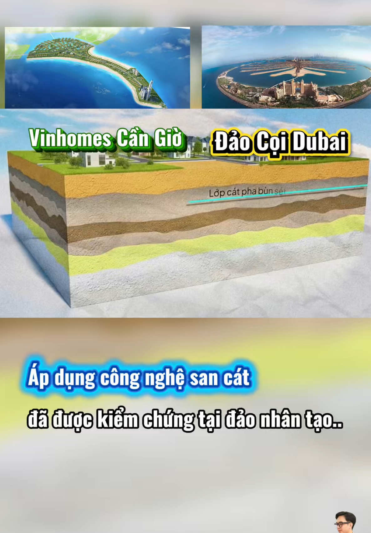 Vinhomes Cần Giờ và công nghệ san cát được áp dụng hàng đầu… #vinhomescangio #thainhachat 