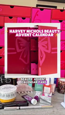 We love this calendar by Harvey Nichols !! 🙌 🎁💄  Will you be getting your hands on one? #lookfantastic #beautyadventcalendar #christmasshopping #skincare #beauty 