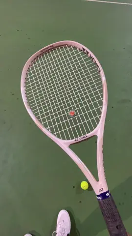 My first racket ✨ #yonex #vcore #vcore100l #tennis 