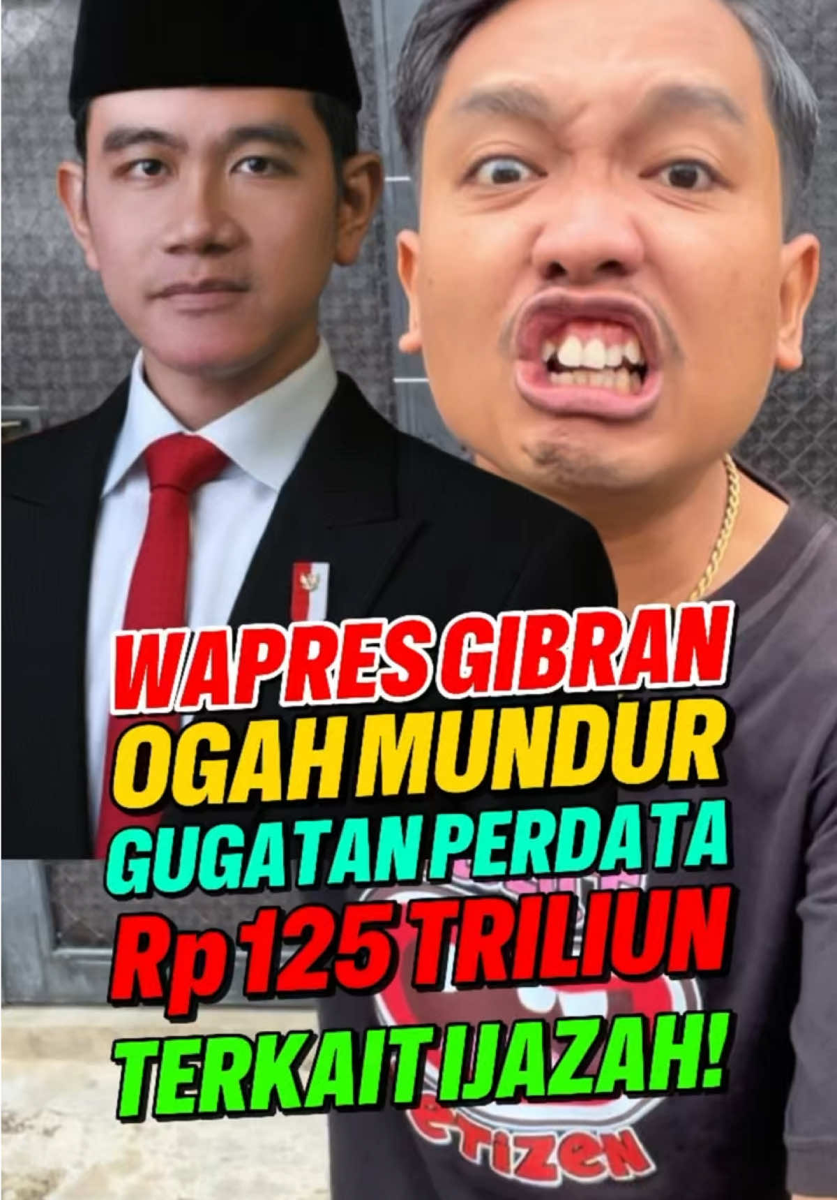 Wakil Presiden Gibran Ogah Mundur, Gugatan Perdata Rp 125 TRILIUN Terkait Ijazah Terus Berlanjut Sumber Informasi Berita : Officialinewstv @OfficialiNews  @Gibran Rakabuming #gibran #wakilpresiden #ijazah #gugatan #hukum 