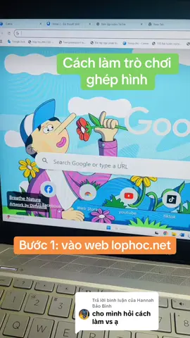 Trả lời @Hannah Bảo Bình cách làm trò chơi ghép hình cho học sinh chơi trực tiếp trên máy #xuhuong #xuhuong2025 #english #englishteacher 