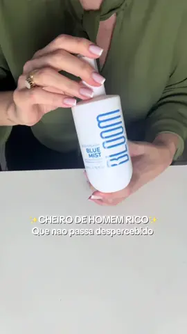 Body Splash Blue Mist da Bloom cheiro de homem rico e poderoso que não passa despercebido. Clica na sacolinha e dá uma olhada em quanto está saindo para você hoje. #perfumemasculino #bodysplash  #tiktokshop 