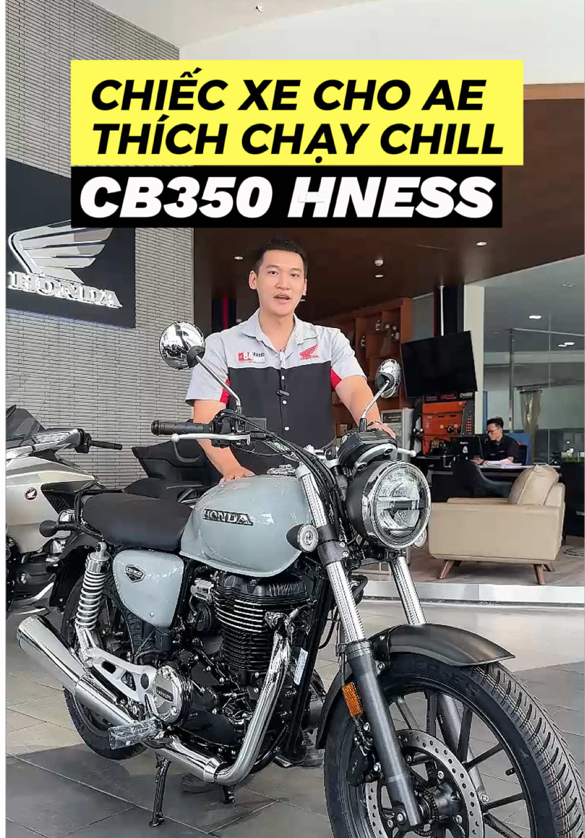 CB350 Hness - Chiếc xe dành cho người có gu 👍🏻  LH: 0877235509 ☎️ #cb350hness #honda #motor #biker #huydukymotor 