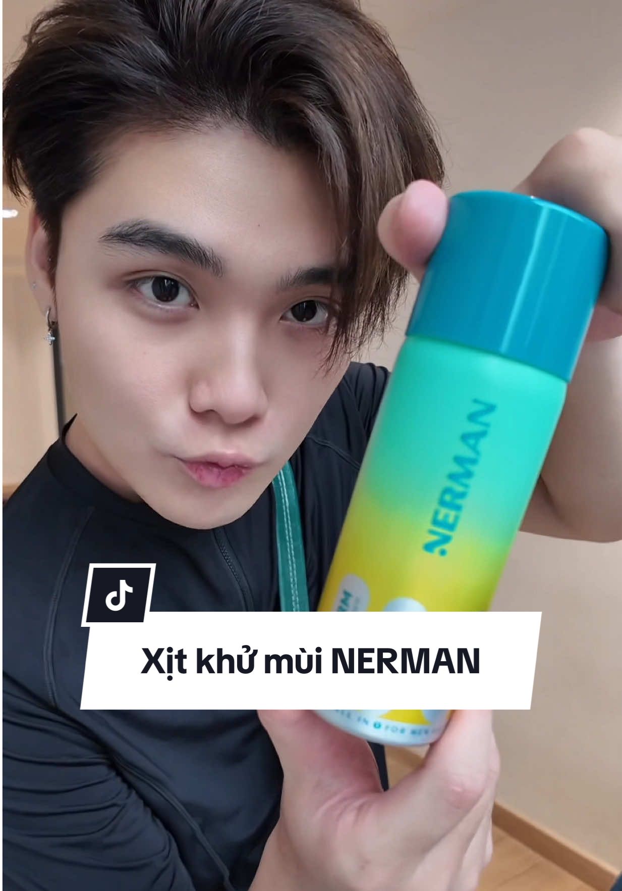 Anh em dùng xịt khử mùi này đi tập ra nhiều mồ hôi cũng không lo mùi cơ thể nhé 😚 #nmt1vn 