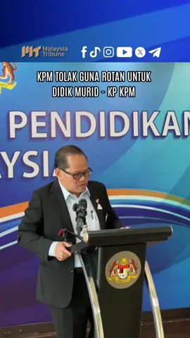 Kementerian Pendidikan Malaysia (KPM) tidak akan berundur daripada pendiriannya untuk tidak menggunakan rotan sebagai kaedah mendidik murid, sebaliknya menumpukan kepada pendidikan berasaskan nilai, adab dan pembentukan karakter. Ketua Pengarah Pendidikan, Dr.  Mohd. Azam Ahmad, berkata usaha melahirkan generasi berakhlak tinggi dan berdisiplin perlu digerakkan melalui bimbingan serta teladan, bukan menerusi hukuman fizikal. #malaysiatribune 