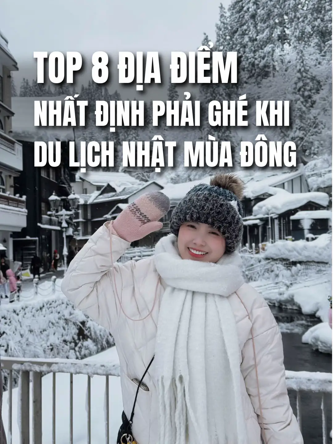 Tháng 12 là thời điểm Nhật Bản bước vào mùa đông với khung cảnh tuyết phủ đầy mê hoặc và không khí se lạnh đặc trưng. Nếu bạn đang có ý định du lịch Nhật vào mùa đông này, tuyệt đối không thể bỏ qua 8 địa điểm ngắm tuyết siêu hot này nha!  #dinhatcungnham #donham #dulichnhatban #tourjapan #travel 
