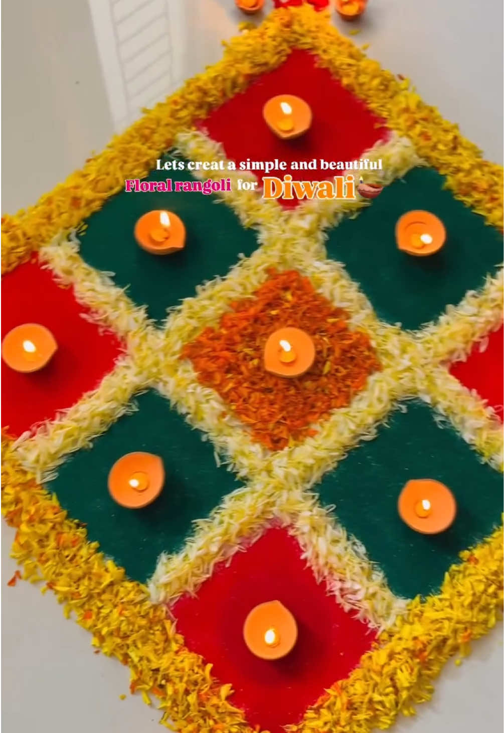 Diwali Flower Decorations #deepavali #deepavalikolam #diwalidecoration #deepavalimood #deepavaliathome 