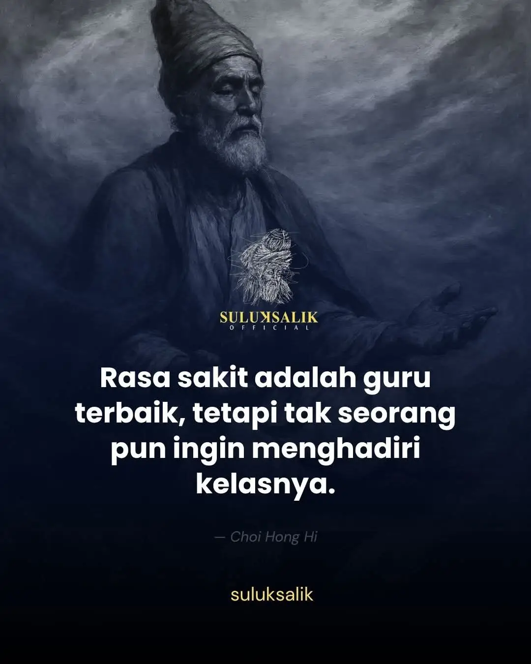 Jangan buru-buru menolak setiap rasa sakit yang datang. Kadang itu bukan hukuman, tapi undangan untuk naik ke tingkat kesadaran yang lebih dalam. Setiap luka yang kita alami sedang mengajar sesuatu — tentang kesabaran, tentang melepaskan, atau tentang cinta yang tak bersyarat. Dan ketika akhirnya kita mampu melihat makna di balik derita, barulah kita sadar: kelas rasa sakit memang berat, tapi kelulusannya adalah kebijaksanaan yang tak bisa dibeli.  #motivation #inspiration 