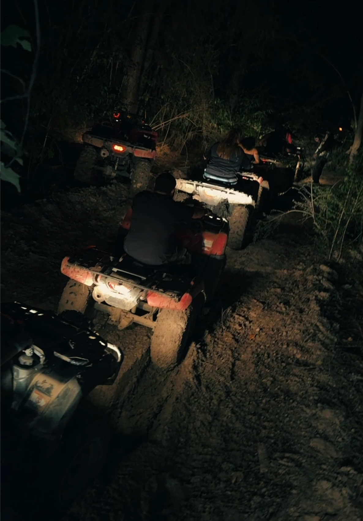 The Trails come alive at Night... Night Rides Available ALL MONTH LONG #houston #htown #atv #atvriding #atvridinginhouston 