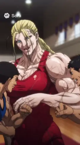 Episode three “The Bully” two the boys that she wrestled are upset with her And attempts to attack her, but she beats both of them easily ##muscularwomen##sora##sora2##femalewrestler##animetiktok