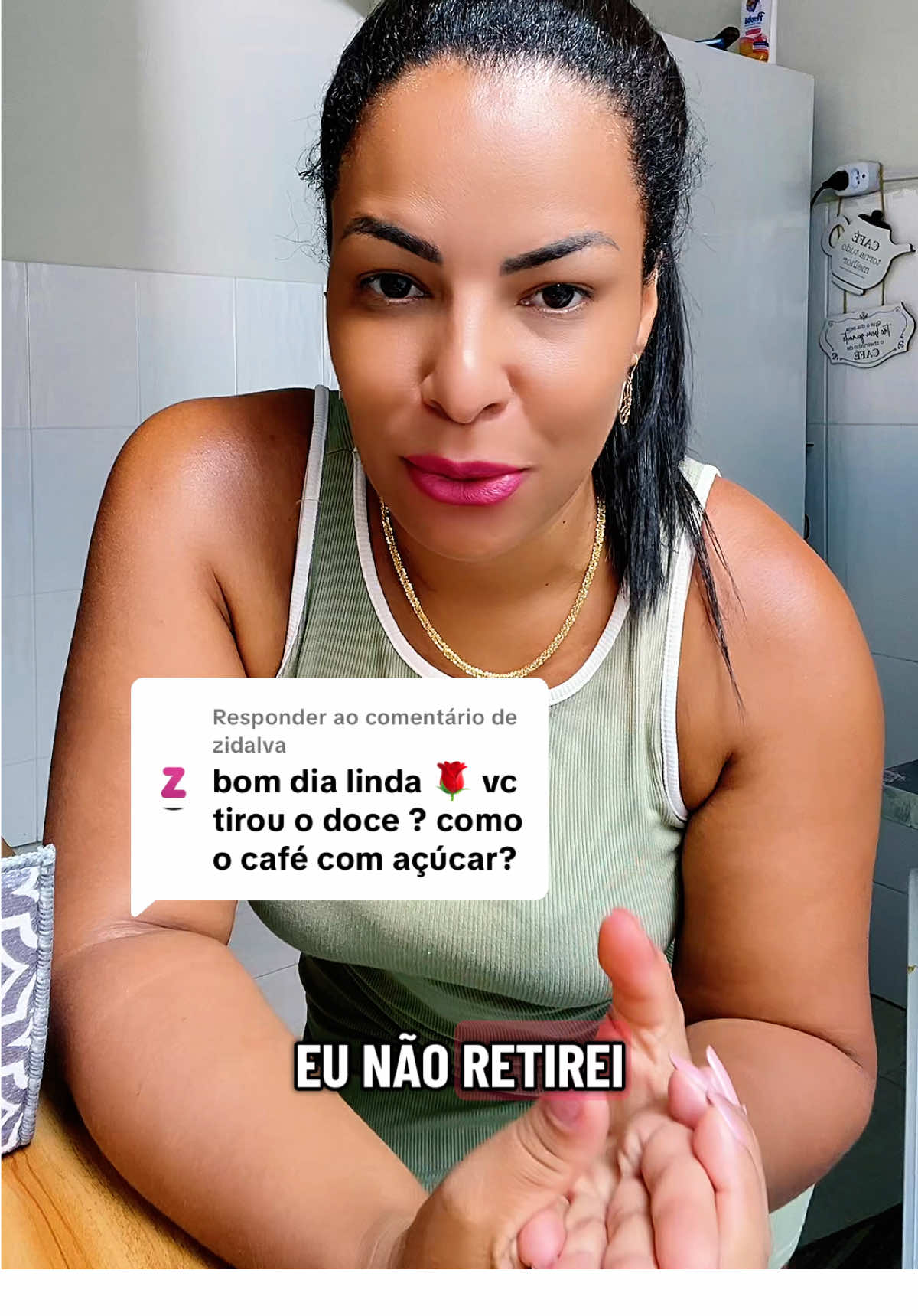 Respondendo a @zidalva , amiga eu não retirei o açúcar, eu  diminuir os excessos!#dieta #reeducaçãoalimentar #emagrecimento #meuprocessodeemagrecimento 