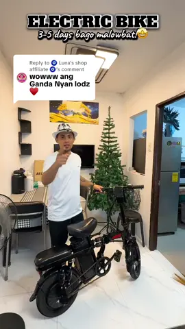 Replying to @🧿 Luna's shop affiliate 🧿 Laking tulong nito in case of emergency din sa bahay. Nakatipid ka sa pamasahe nakaexercise ka pa. #electricbike #ebike #bike #bikelover #bicycle 