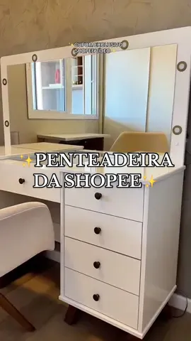 #penteadeira #penteadeiracamarim #penteadeiradashopee #penteadeiradossonhos 